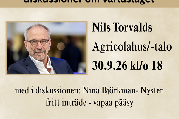 Kuiskauksia ja huutoja – keskusteluja maailman tilasta: Nils Torvalds