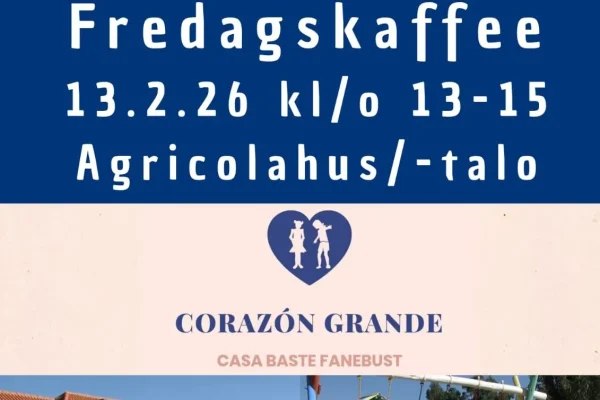 Fredagskaffee: Corazón Grande