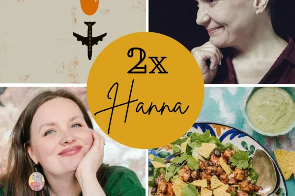 2x Hanna – kirjallisuusilta illallisen kera / litteraturkväll med supé