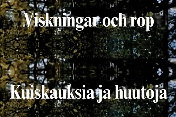 Kuiskauksia ja huutoja – uusi keskustelusarja Agricola-talossa