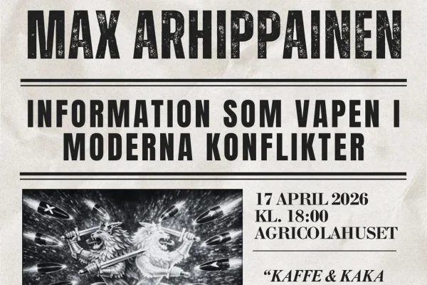 Max Arhippainen: Information som vapen i moderna konflikter