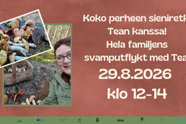 Hela familjens svamputflykt med Tea!